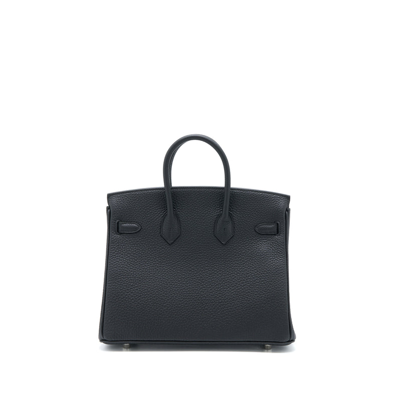 Hermes birkin 25 Togo Black SHW Stamp U