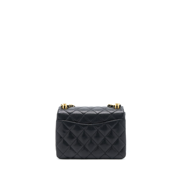 Chanel 22K Coco First Caviar Leather Black GHW (Microchip)
