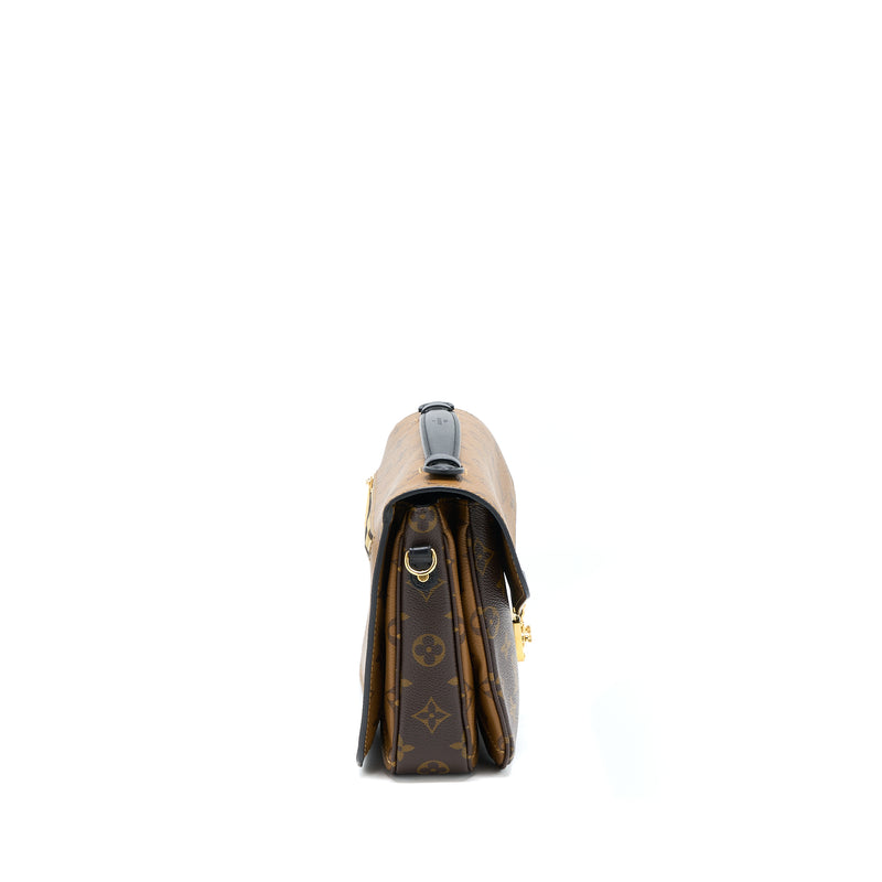 Louis Vuitton Pochette Métis Monogram Reverse Canvas GHW