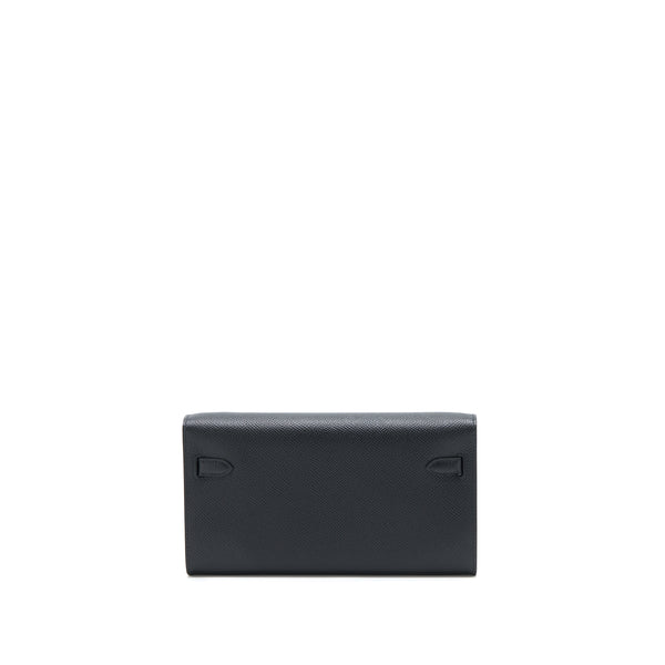 Hermes Classic Kelly To Go Epsom Black GHW Stamp U