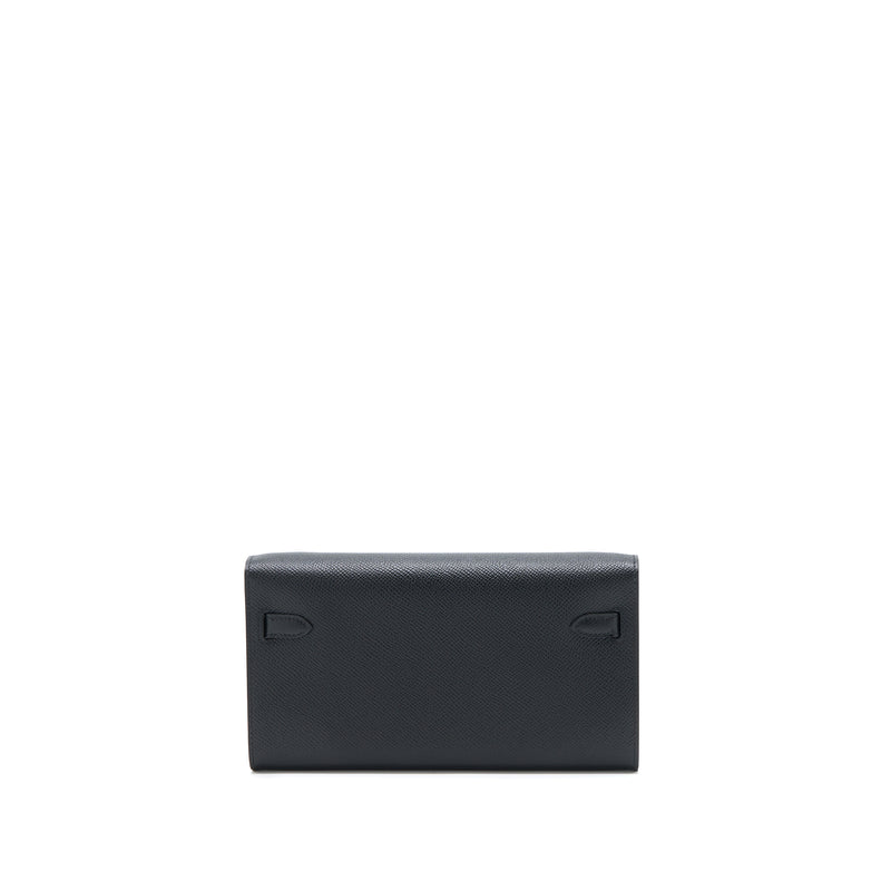 Hermes Classic Kelly To Go Epsom Black GHW Stamp U