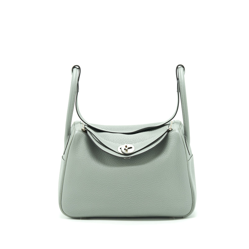 Hermes Lindy 26 Clemence Gris Motte SHW Stamp X