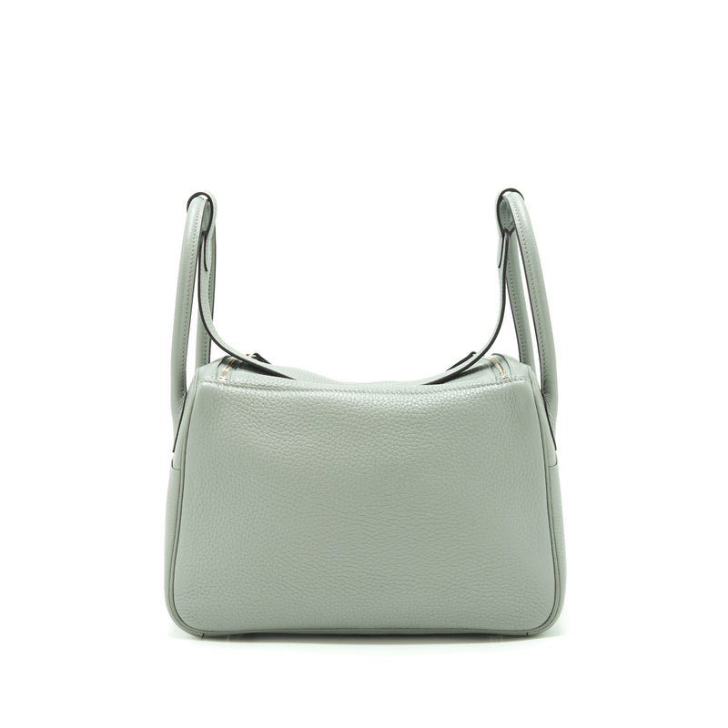 Hermes Lindy 26 Clemence Gris Motte SHW Stamp X