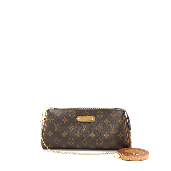 Louis Vuitton Eva Pochette Bag Monogram Canvas GHW