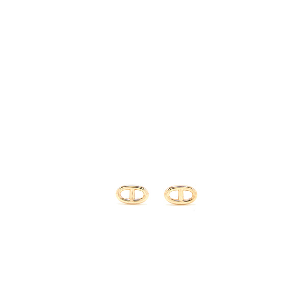 Hermes Chaine’D Ancre Earrings Very Small Model Rose Gold