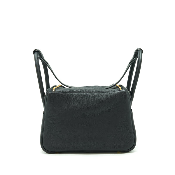Hermes Lindy 26 Clemence Black GHW Stamp Y
