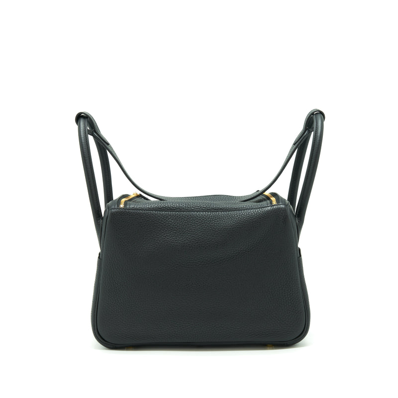 Hermes Lindy 26 Clemence Black GHW Stamp Y