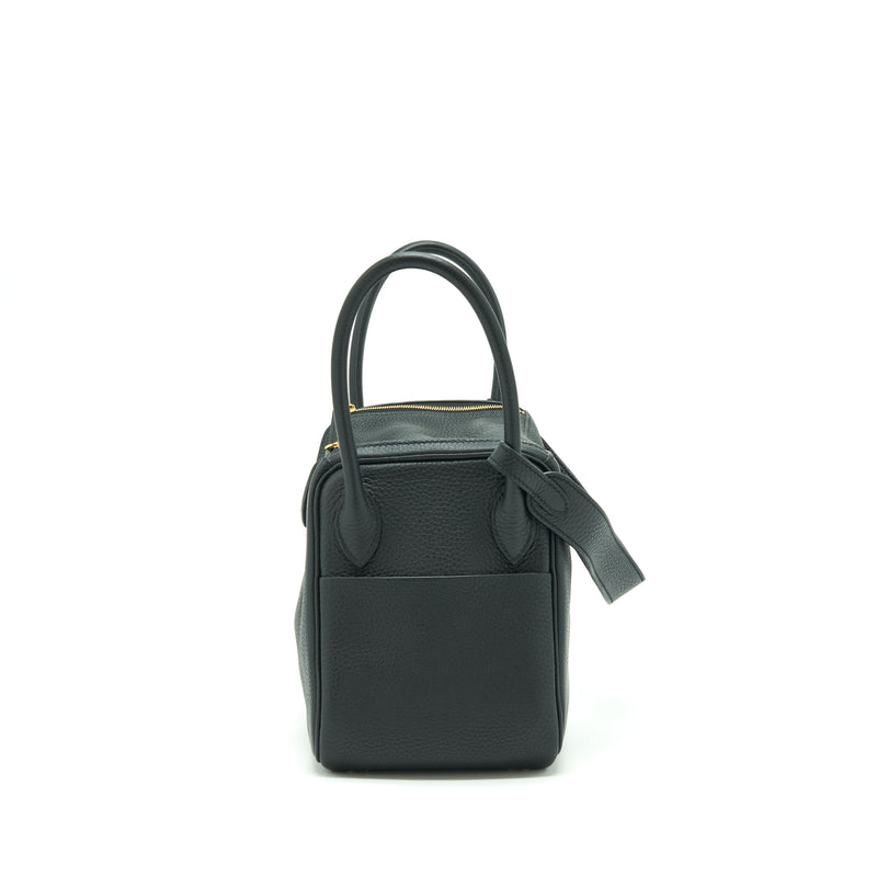 Hermes Lindy 26 Clemence Black GHW Stamp Y