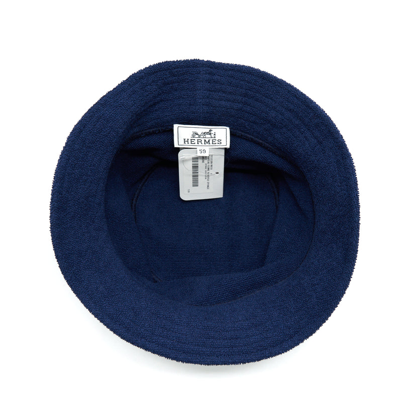 Hermes Size59 Bucket Hat Blue