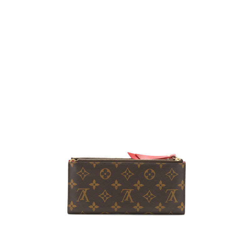 Louis Vuitton Double V Red Calf Leather/Monogram Canvas GHW