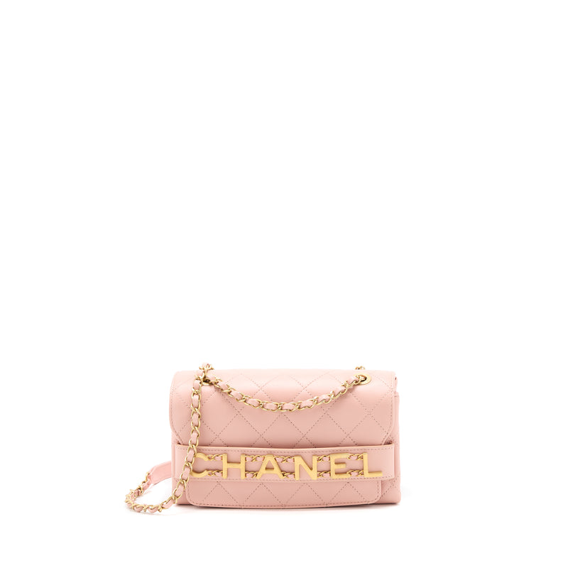 Chanel Calfskin Quilted Enchained Flap Black