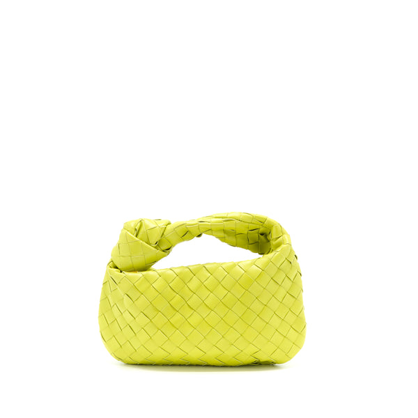 Bottega Veneta Mini Jodie Kiwi GHW
