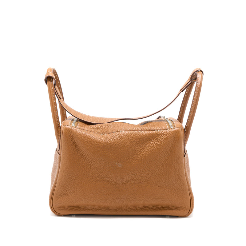 Hermes Lindy 30 Gold Clemence SHW Stamp T