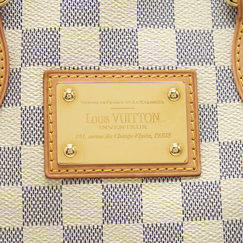 Louis Vuitton Hampstead PM Damier Azur Canvas GHW