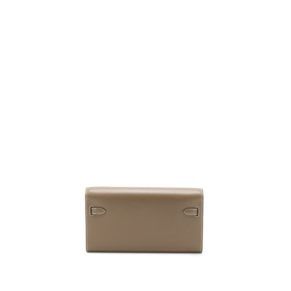 Hermes Kelly To Go Epsom Etoupe GHW Stamp Z