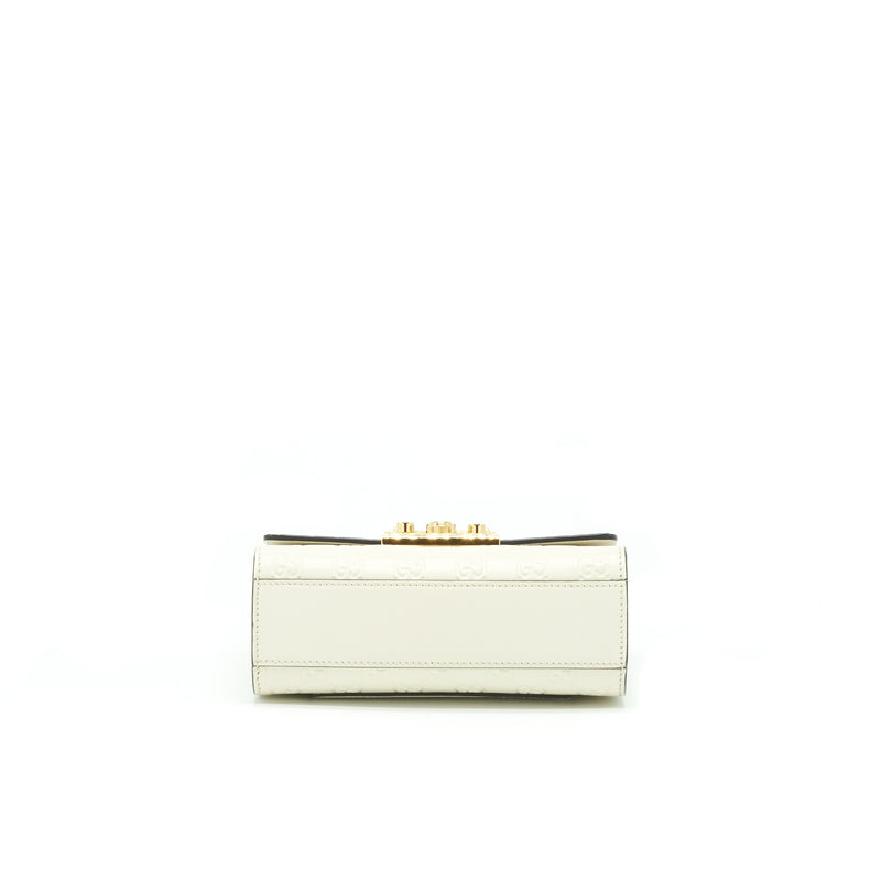 Gucci Small Padlock White GHW