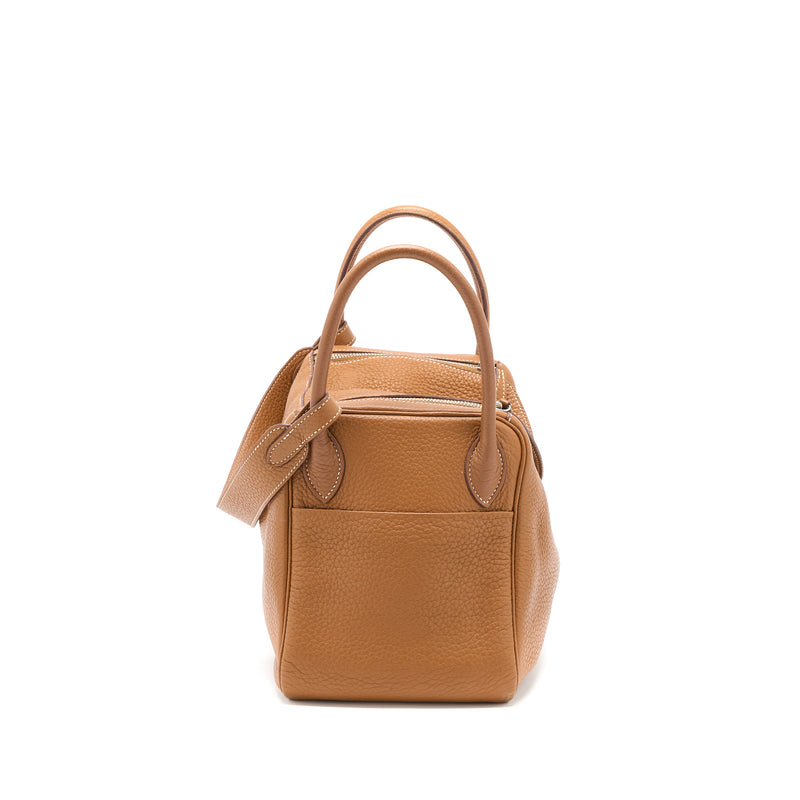Hermes Lindy 30 Gold Clemence SHW Stamp T