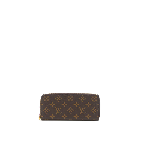 Louis Vuitton Clemence Womens Long Wallets 2023 Ss, Brown