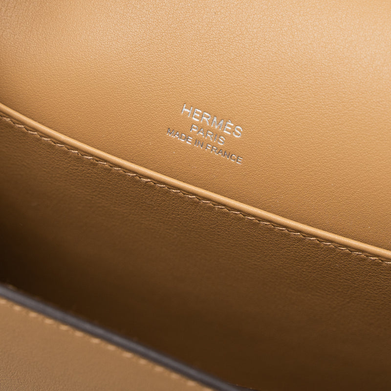 Hermes Mini Roulis Swift 0M Chai SHW Stamp U