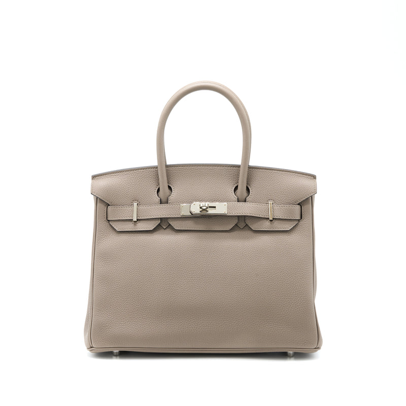 Hermes Birkin 30 Togo M8 Gris Asphalt SHW Stamp A