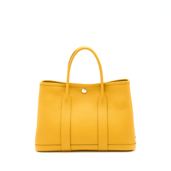 Hermes Garden Party 30 Country Jaune Amber 9D SHW Stamp Y