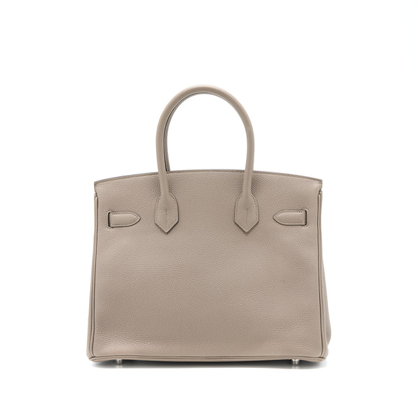 Hermes Birkin 30 Togo M8 Gris Asphalt SHW Stamp A