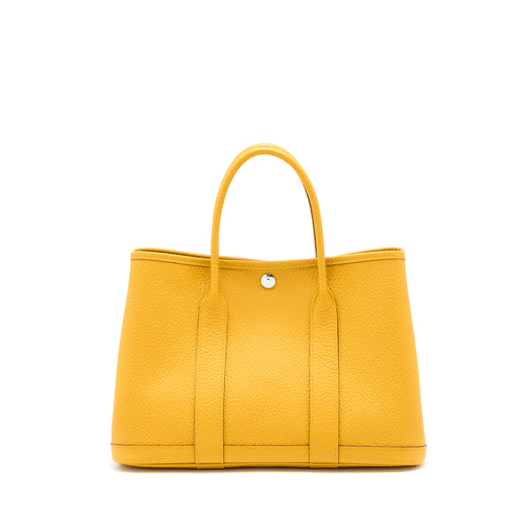 Hermes Garden Party 30 Country Jaune Amber 9D SHW Stamp Y