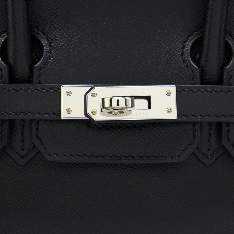 Hermes Birkin 25 Sellier Madame Black SHW Stamp Y