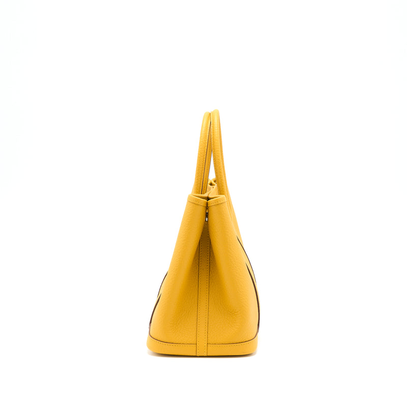 Hermes Garden Party 30 Country Jaune Amber 9D SHW Stamp Y