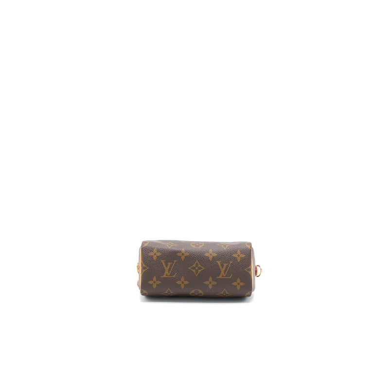 Louis Vuitton Nano Speedy Monogram Canvas GHW (New Version)