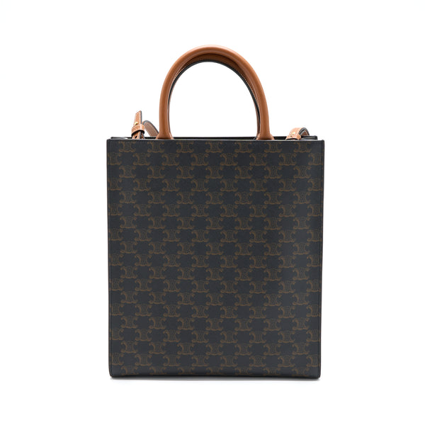 Celine Vertical Cabas Triomphe Canvas