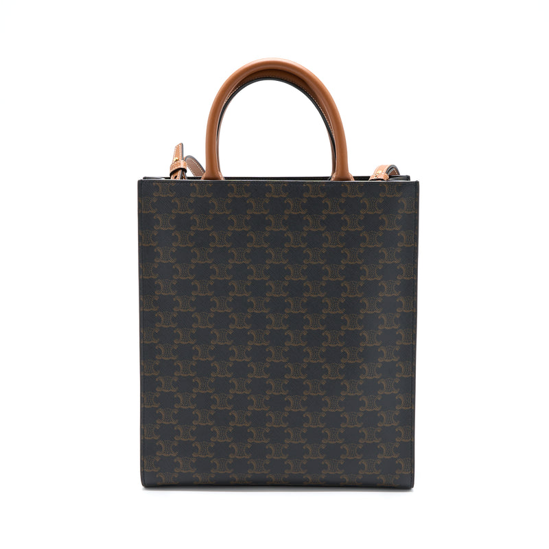 Celine Vertical Cabas Triomphe Canvas