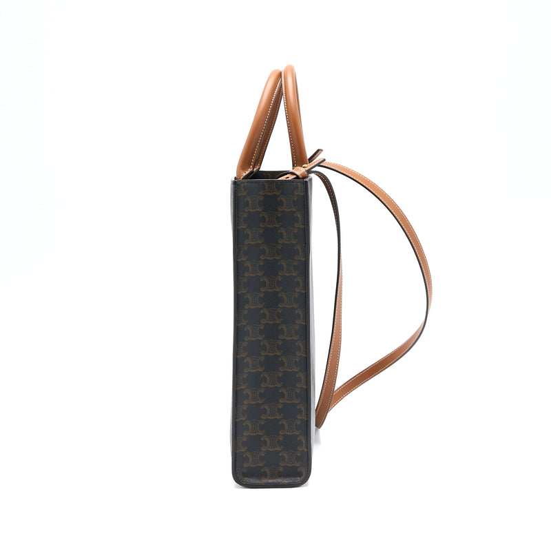Celine Vertical Cabas Triomphe Canvas