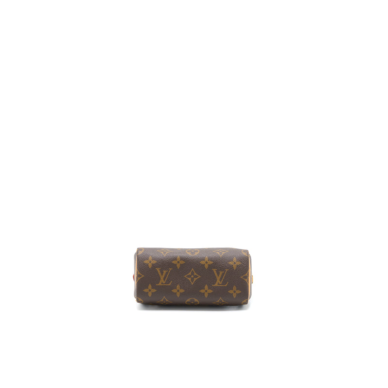 Louis Vuitton Nano Speedy Monogram Canvas GHW (New Version)