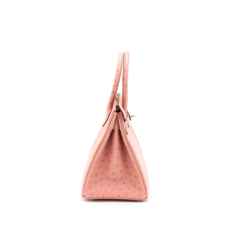 Birkin 35 Light Pink Ostrich GHW - Buy & Consign Authentic Pre