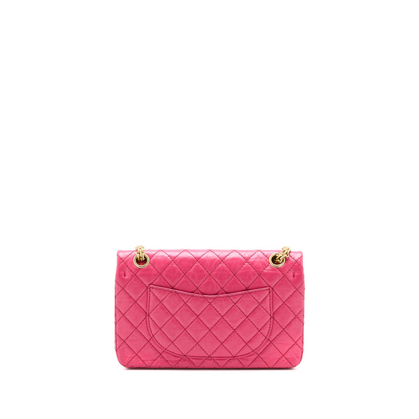 Chanel Small 2.55 Reissue Aged Calfskin Hot Pink Brushed GHW