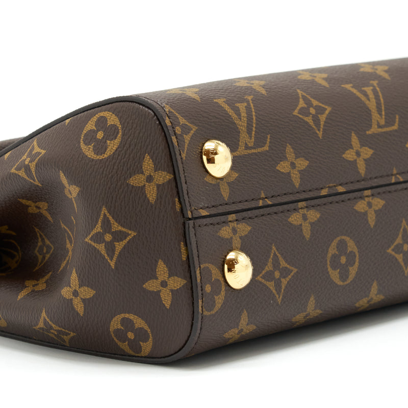 Louis Vuitton Cluny BB Shoulder Bag Brown in Canvas with Gold-tone