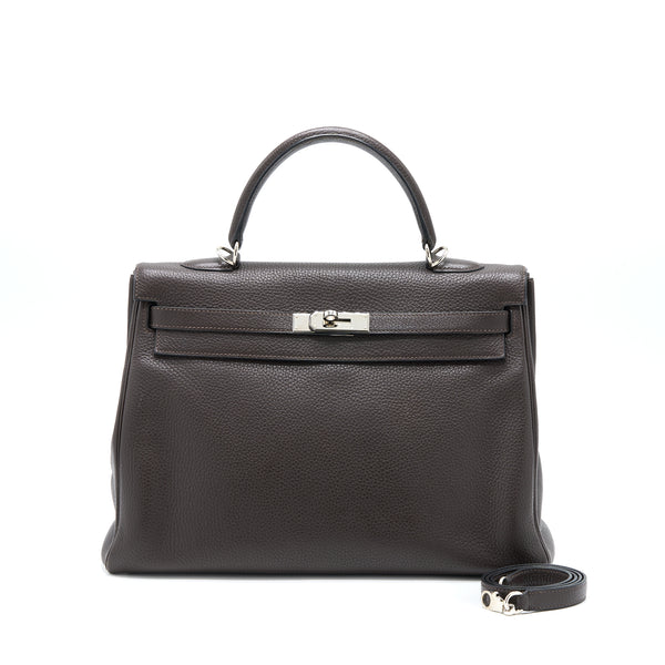 Hermes Kelly 35 Togo Ebene SHW Stamp Square K