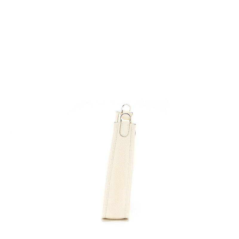 Hermes Mini Evelyne Clemence Nata With Multicolour Strap SHW Stamp U