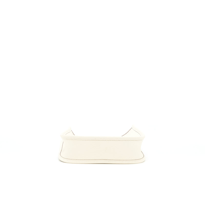 Hermes Mini Evelyne Clemence Nata With Multicolour Strap SHW Stamp U