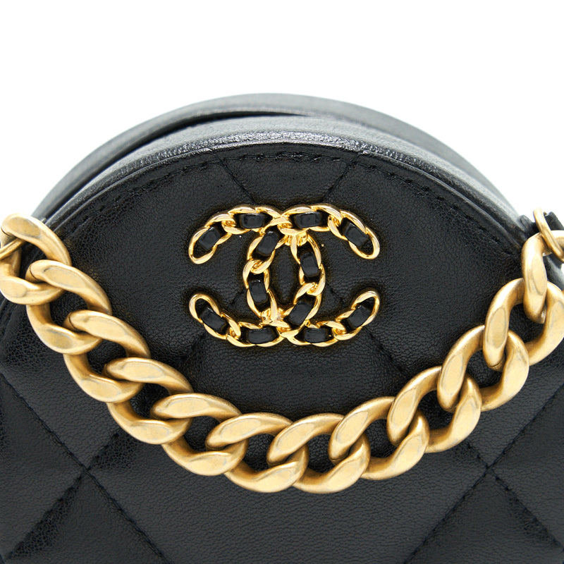CHANEL 19 Clutch With Chain In Black