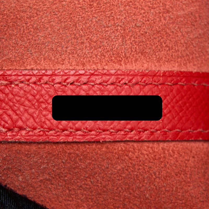 Hermes Picotin 18 Lock Bag Epsom Red with Multi Colour Handle SHW Stamp C