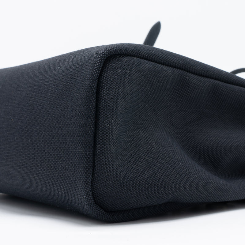 Hermes Herbag Zip 31 Bag Canvas/Hunter Black GHW Stamp U