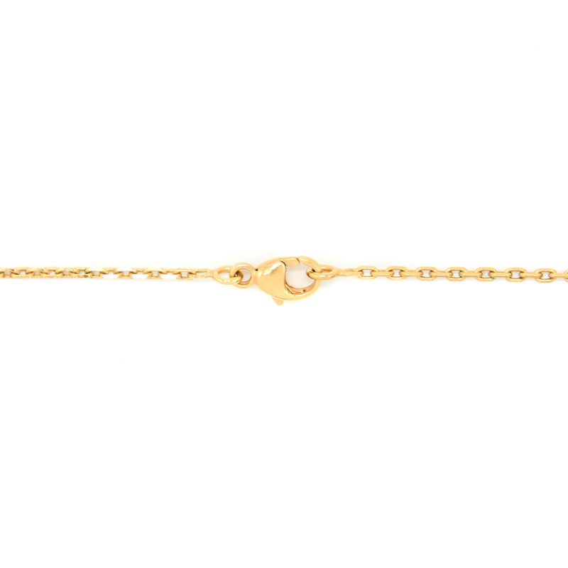 Hermes Pop H Pendant Black Gold Tone