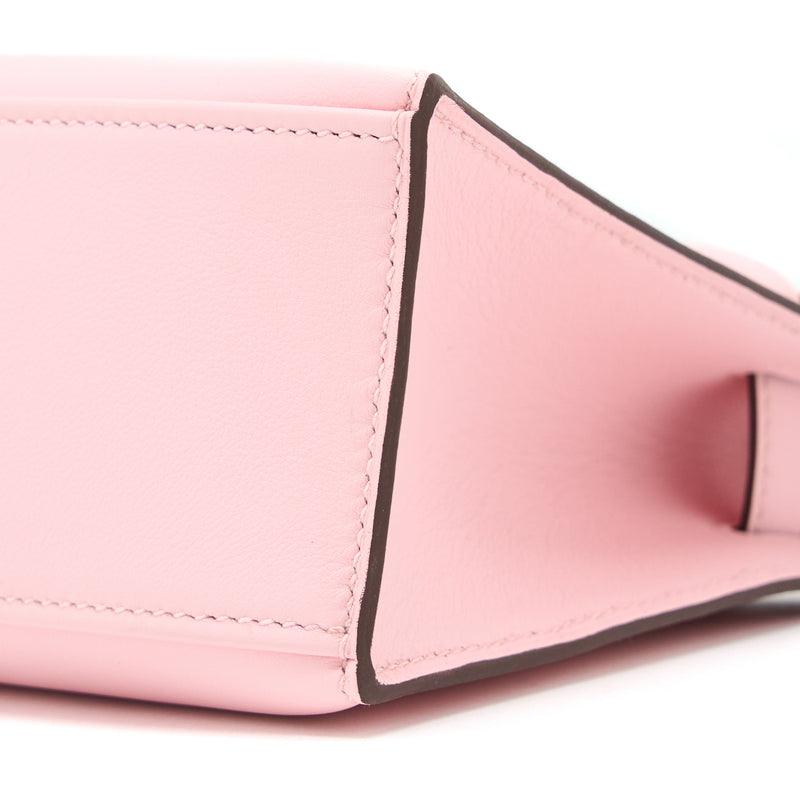 Hermes Kelly Pochette Swift 3Q Rose Sakura SHW Stamp Z