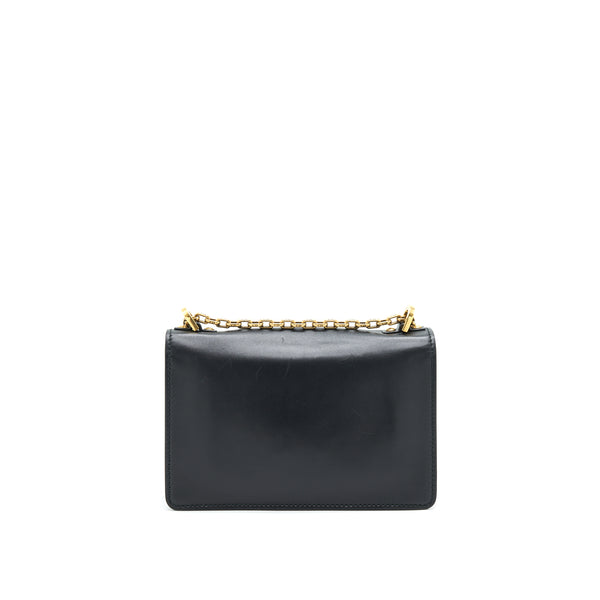 Dior Jadior Flap Bag / Clutch with Chain Black GHW