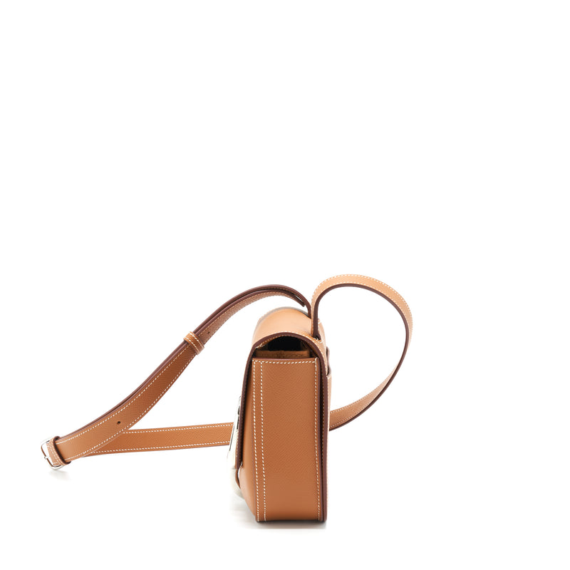 Hermes Della Cavalleria Mini Bag Epsom Gold SHW Stamp Z