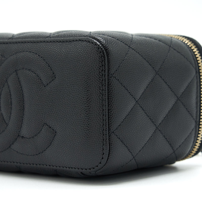 Chanel 22S Long Vanity With Chain Caviar Black LGHW