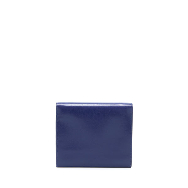 Hermes Cinhetic To Go Chevre Chamkila Blue Sapphire GHW Stamp D