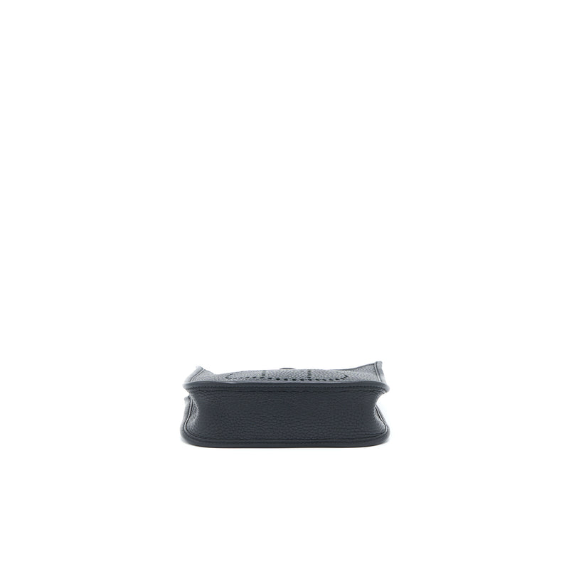 Hermes Mini Evelyne Clemence Black GHW Stamp D